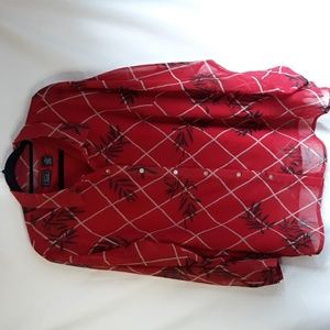 Laura Scott Red Blouse and Tank